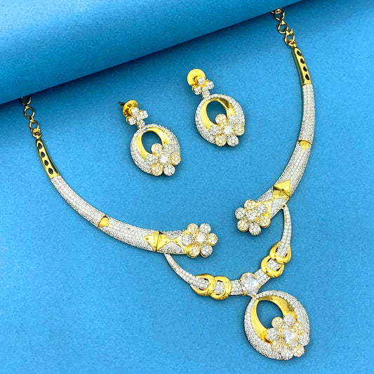 Taj AD Studded Necklace Set