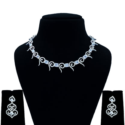 Aria AD Studded Necklace Set