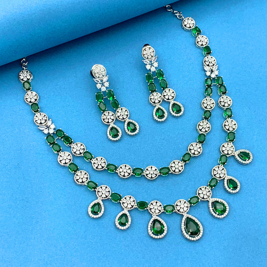 Nitya AD Studded Necklace Set