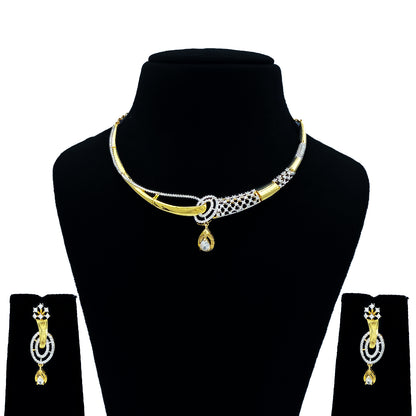 Apsara AD Studded Necklace Set