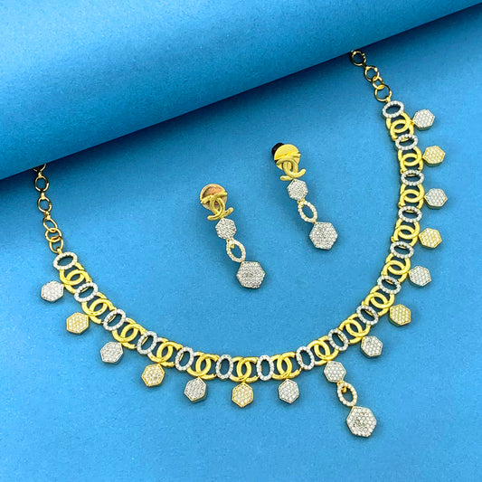 Kiran AD Studded Necklace Set