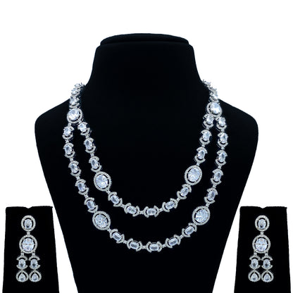 Nyra AD Studded Necklace Set