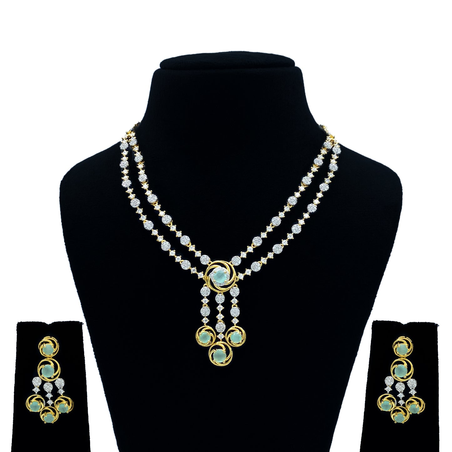 Lavanya AD Studded Necklace Set