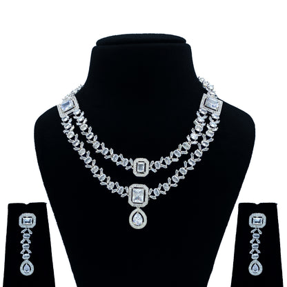 Yamini AD Studded Necklace Set