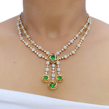 Lavanya AD Studded Necklace Set