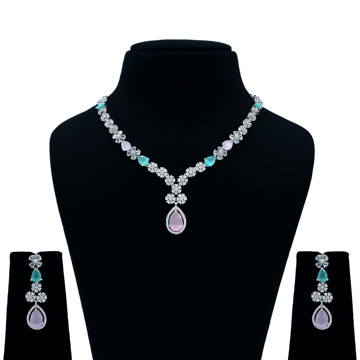 Noorika AD Studded Necklace Set