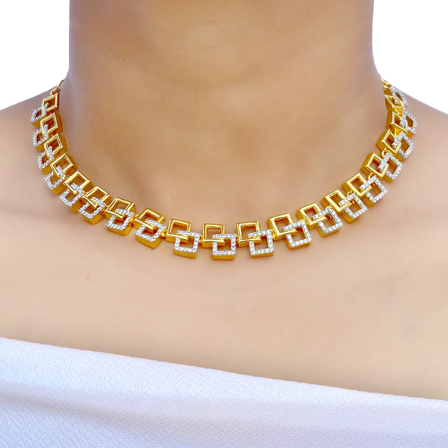 Akira AD Studded Necklace Set