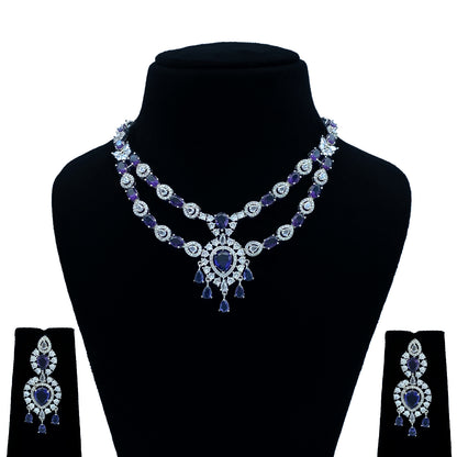 Kohinoor AD Studded Necklace Set