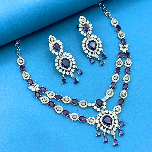 Kohinoor AD Studded Necklace Set